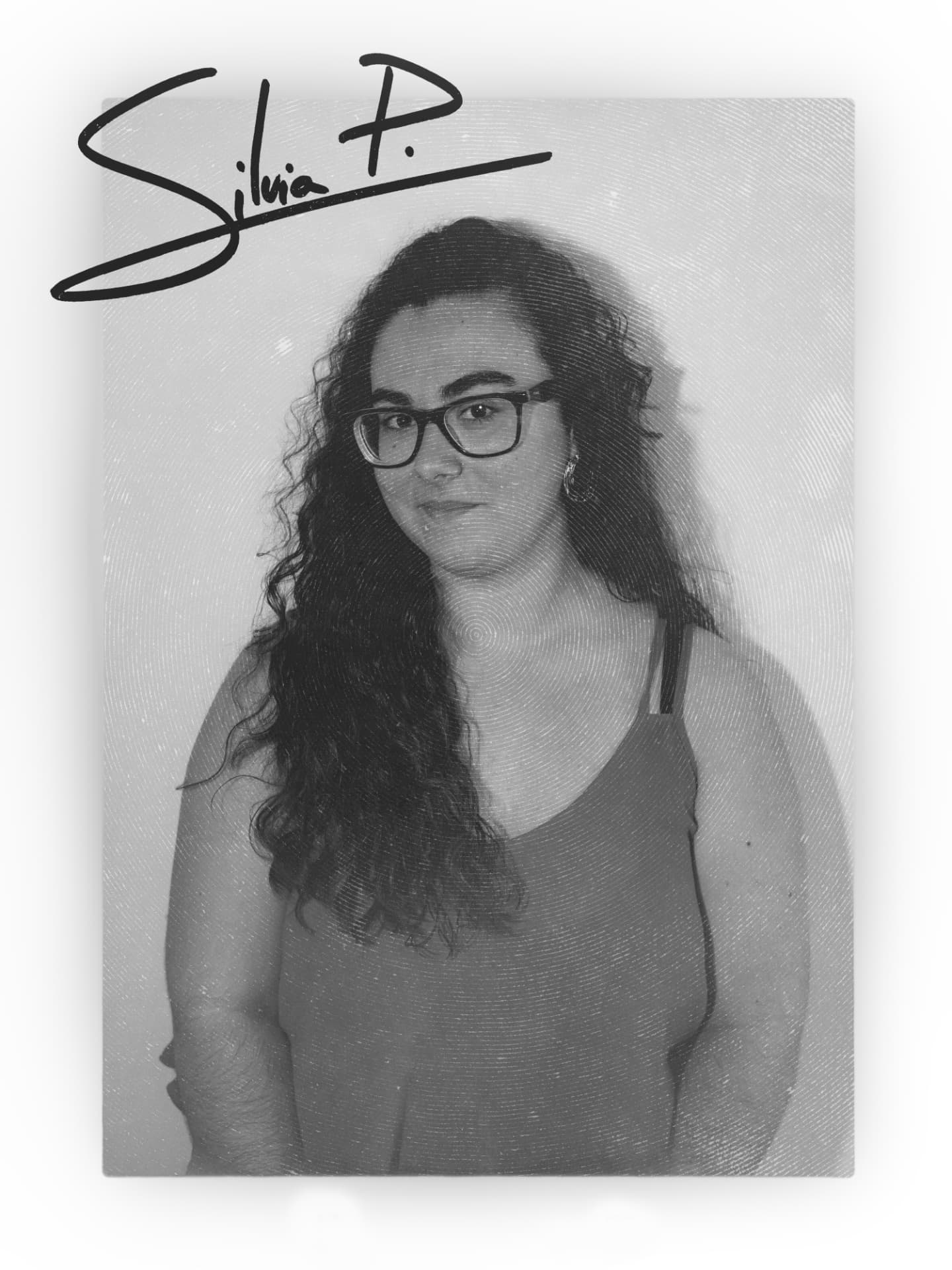 Retrato de Silvia P., equipo de Telaraña